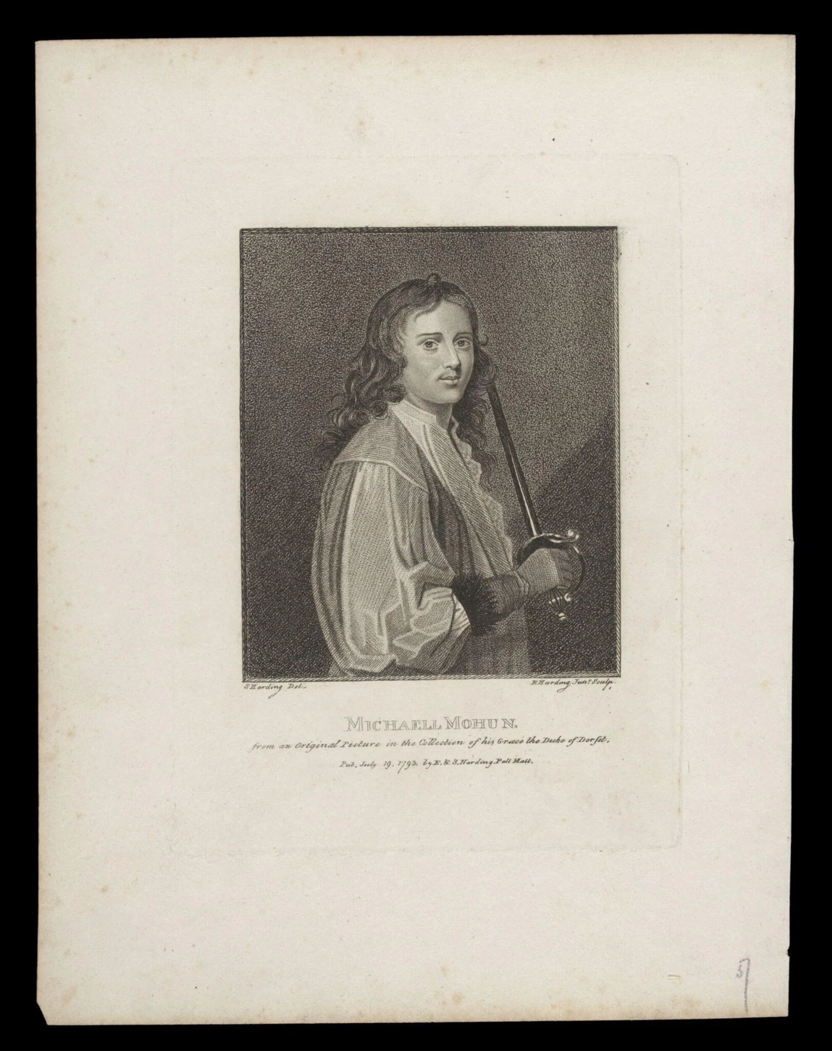 H Beard Print Collection, by E. & S. Harding, 1750