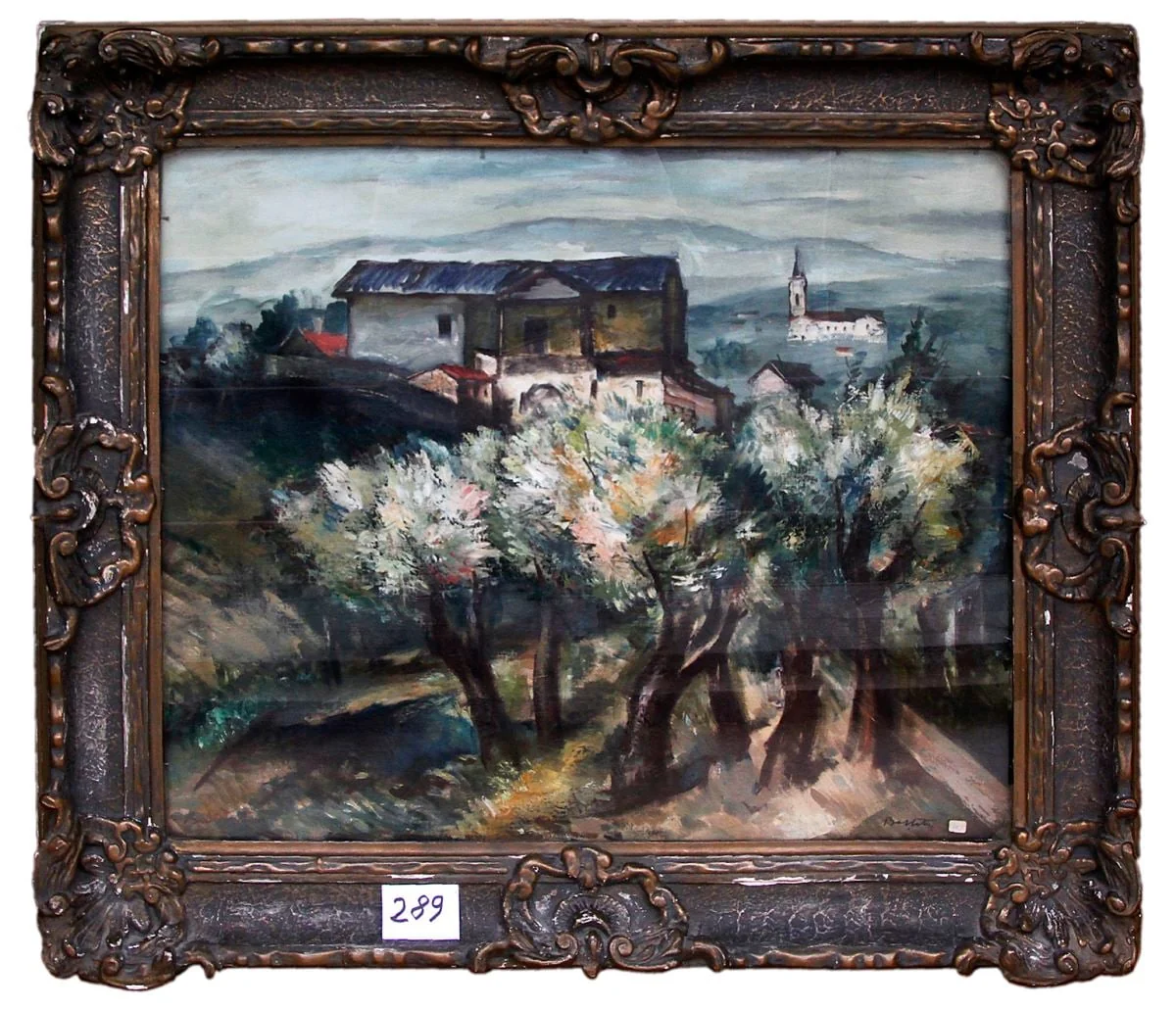 Peisaj rural, by Adam Bălțatu, 1939