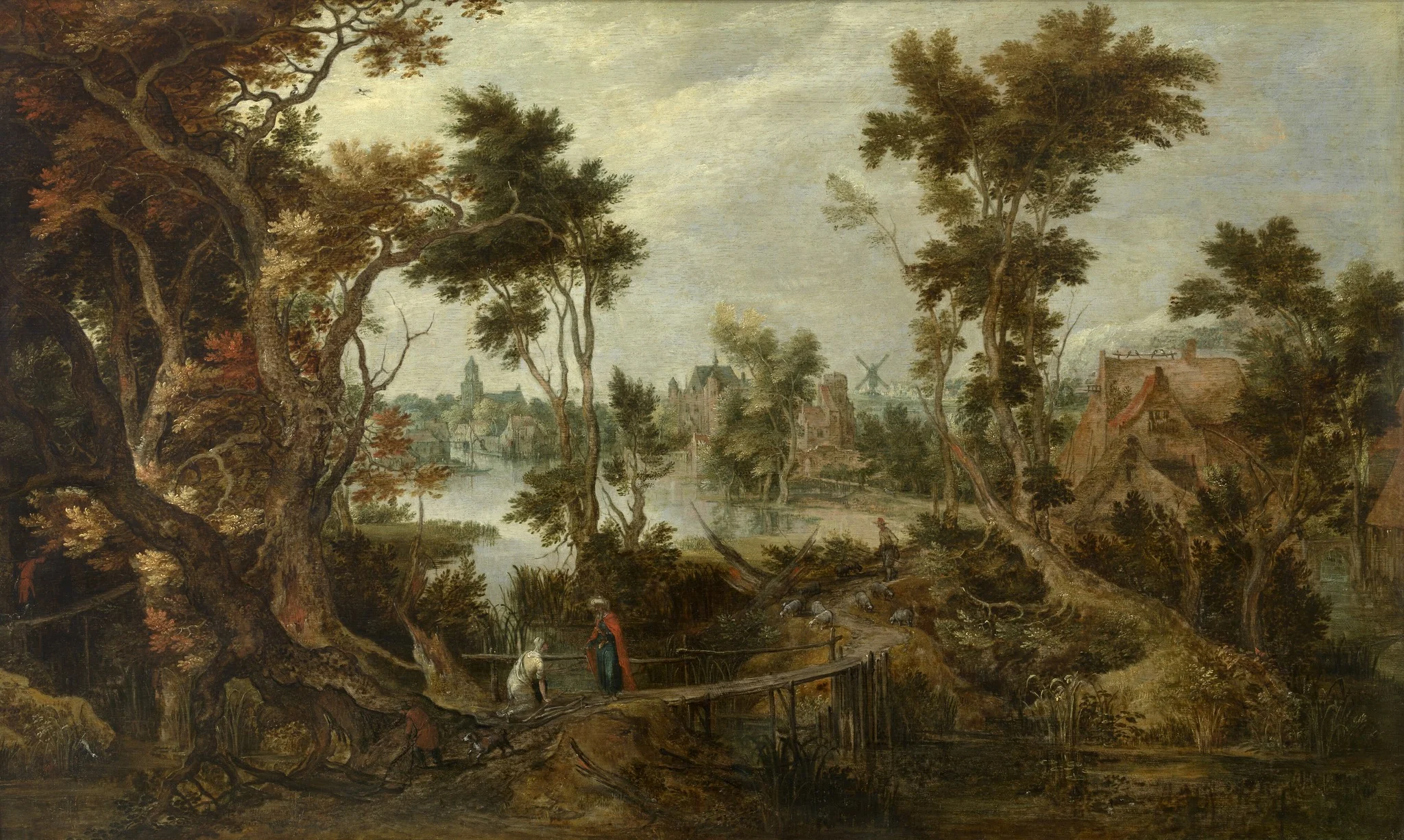 Landscape with Prophet Elijah and the Widow of Zarephath