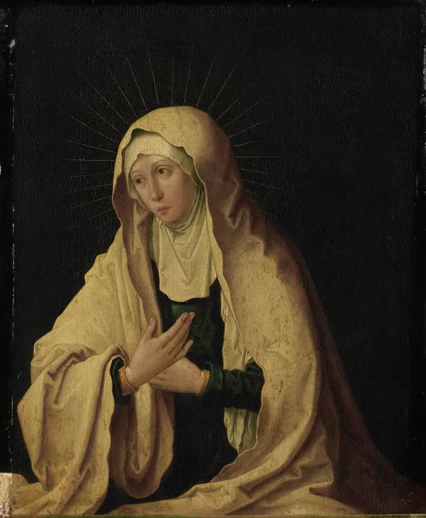 Inner right wing of a diptych with the Virgin as Mater Dolorosa