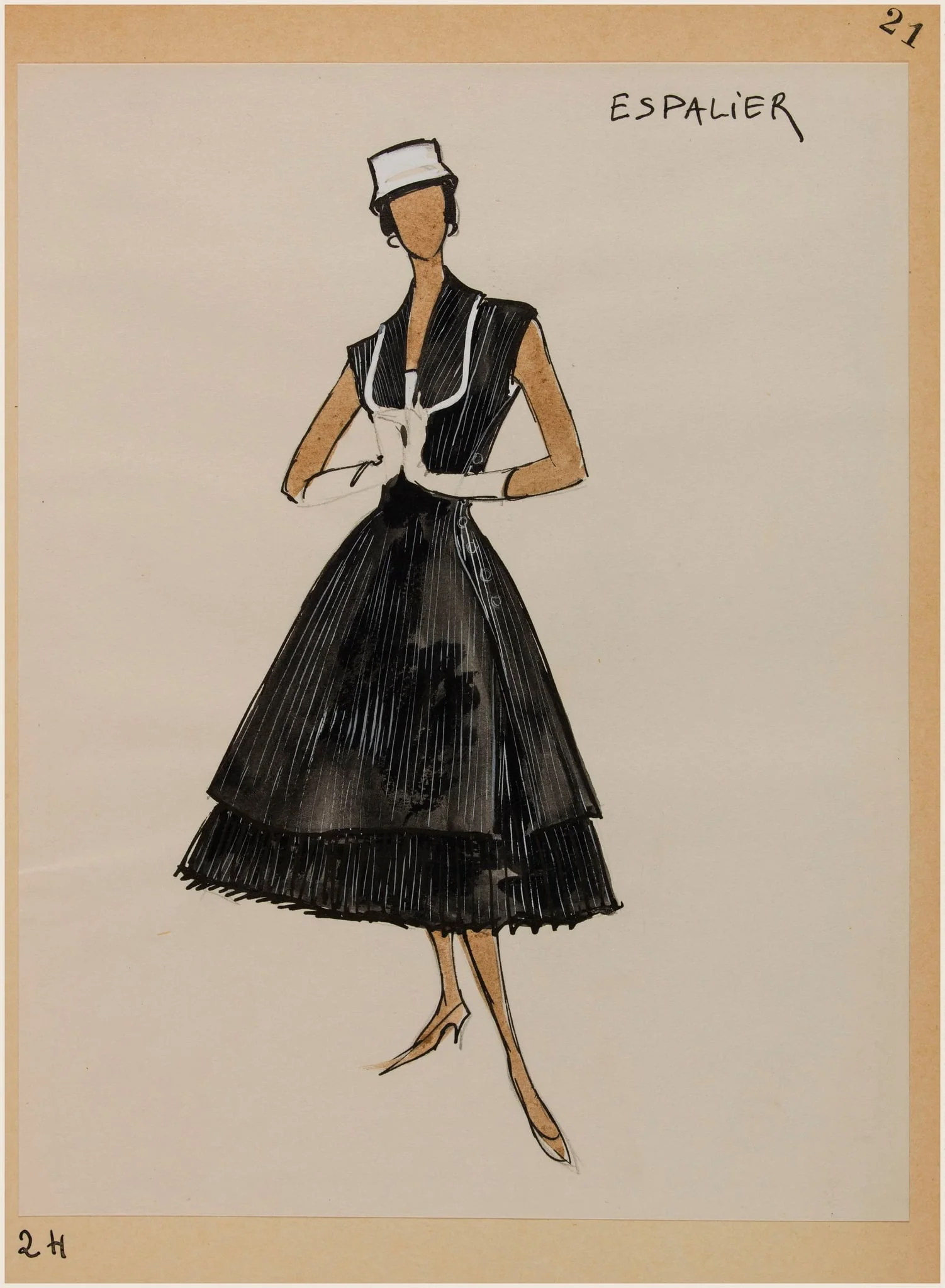 Espalier, by Carven, 1956