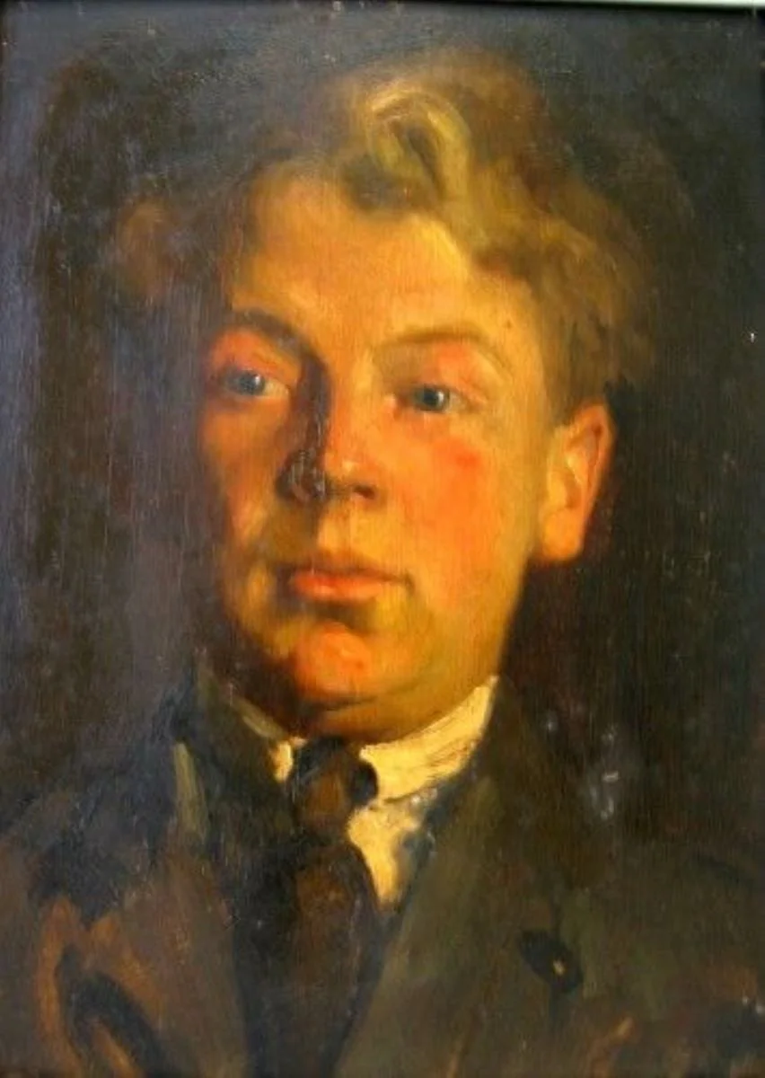 Portretul unui tânăr, by Aurel Băeșu, unspecified, 1922