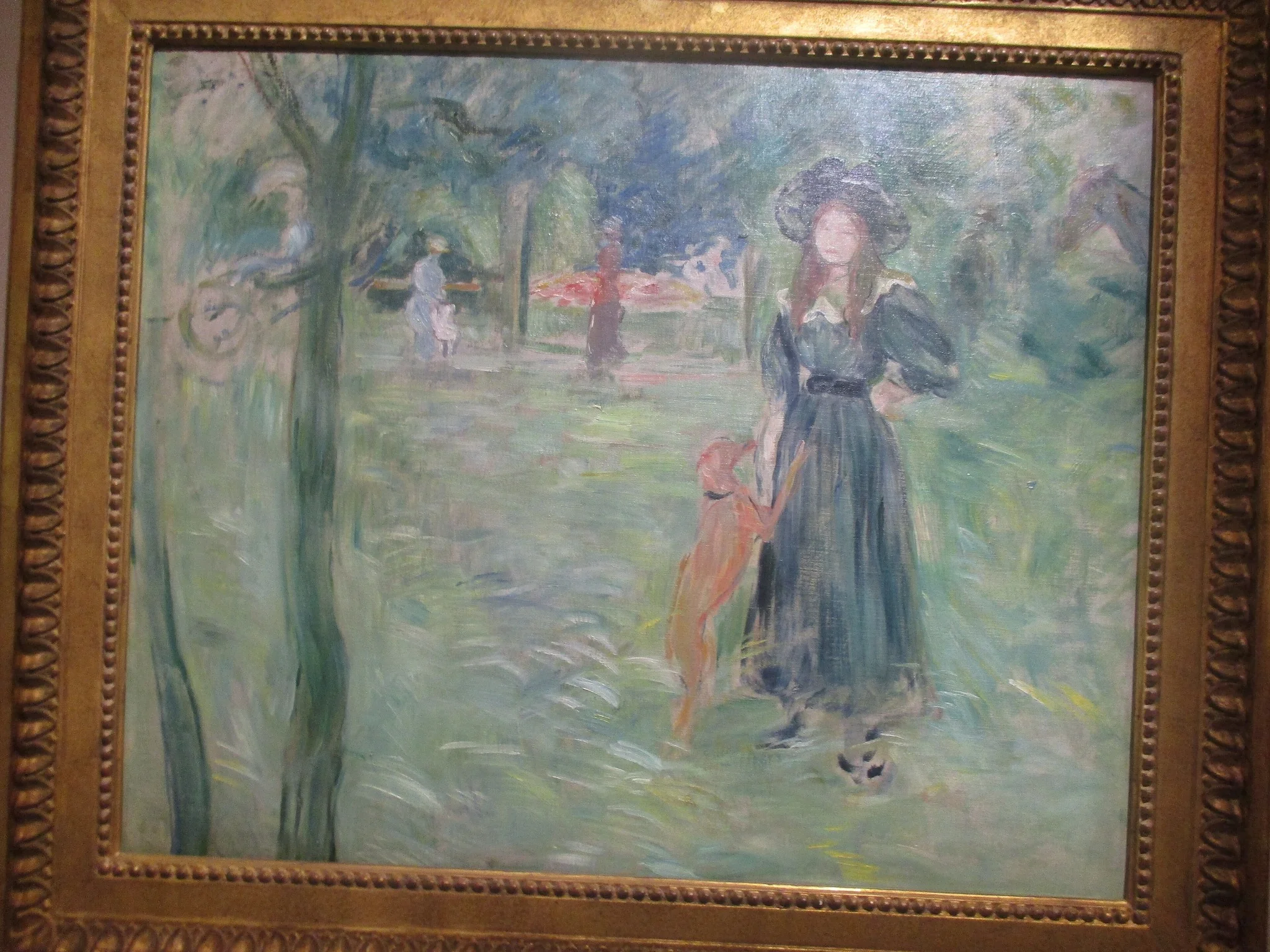 Bois de Boulogne, by Berthe Morisot, oil, 1897