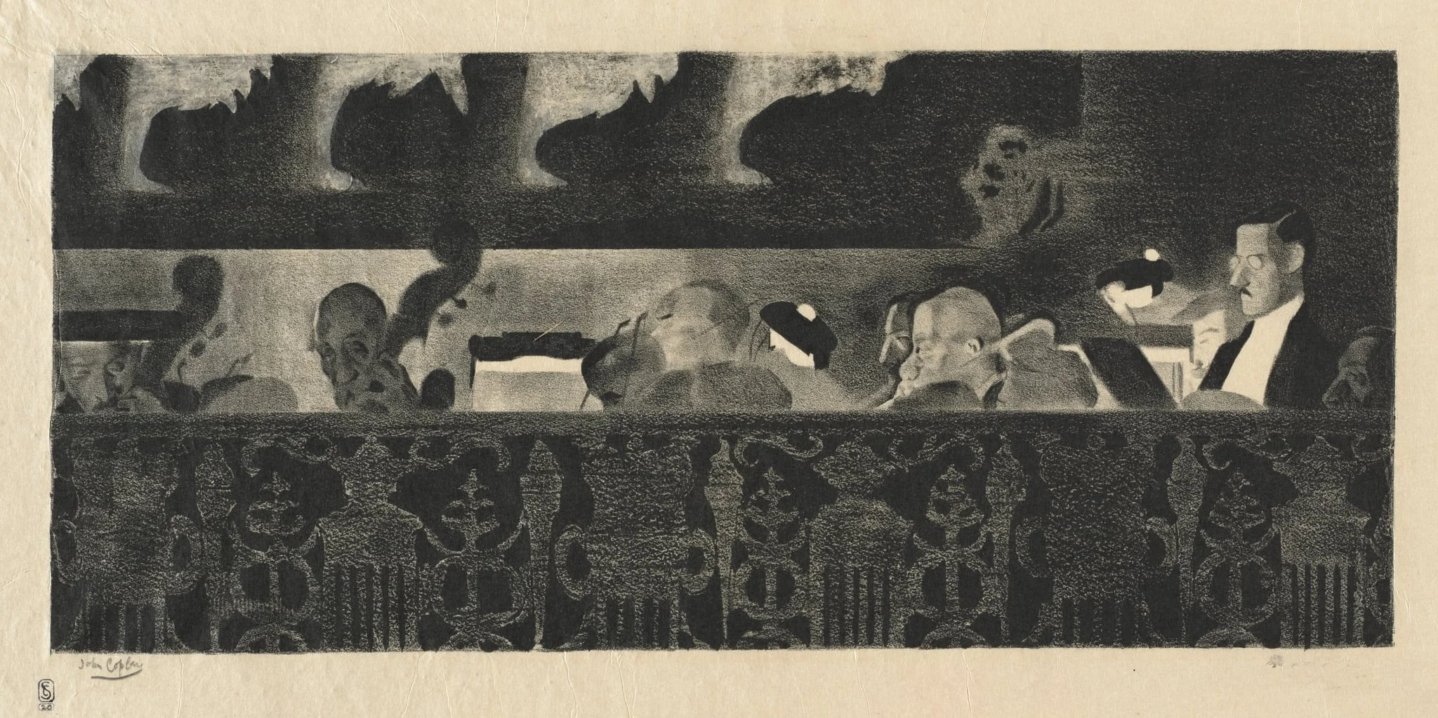 Musicians, by John Copley, 1910