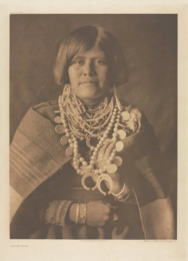 Portfolio XVII, Plate 613: A Zuñi Girl, by Edward S. Curtis, 1903