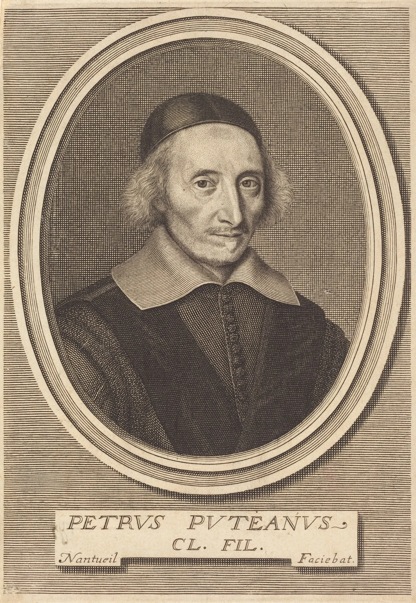 Pierre Dupuy, by Robert Nanteuil, ink, 1651