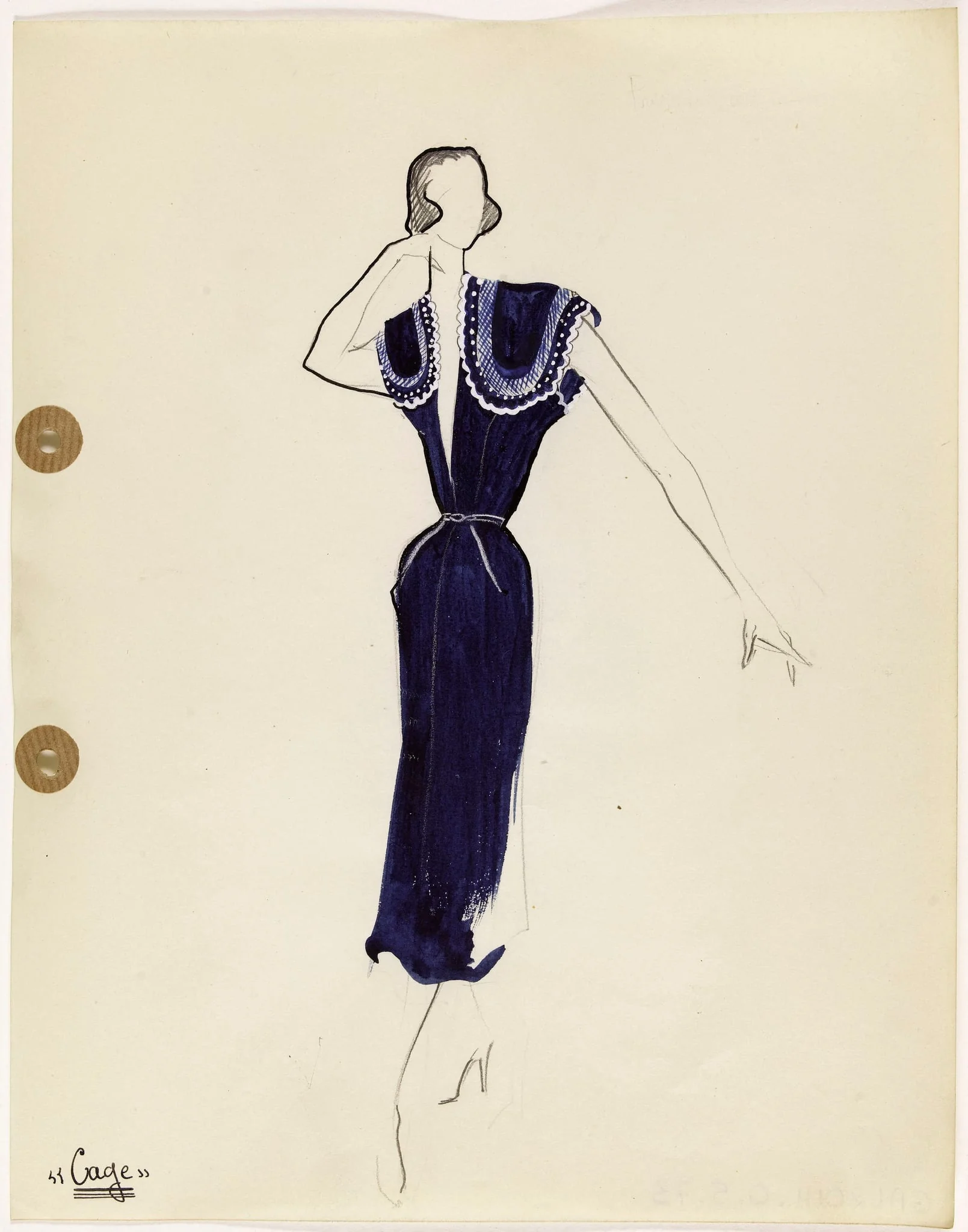 'Cage', by Marie-Louise Carven, 1949