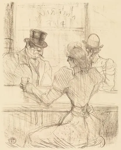 At the Picton Bar, rue Scribe (Au bar Picton, rue Scribe)