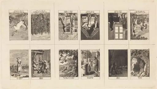 Illustrations to Fables & Tales by Gellert, Gleim, Hagedorn, Lichtwer and Pfeffel