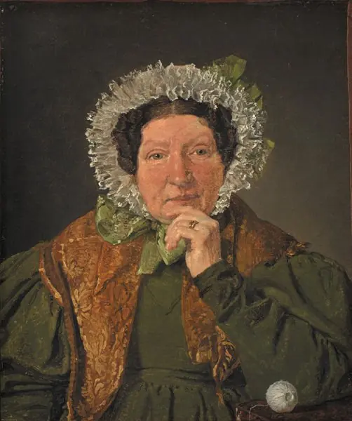 Portrait of the Artist´s Mother, Cecilia Margrethe Købke, née Petersen