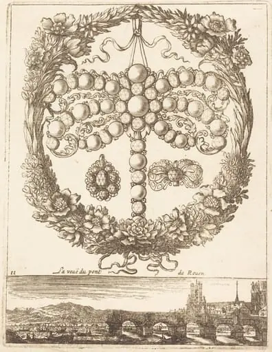 La veue du pont de Rouen