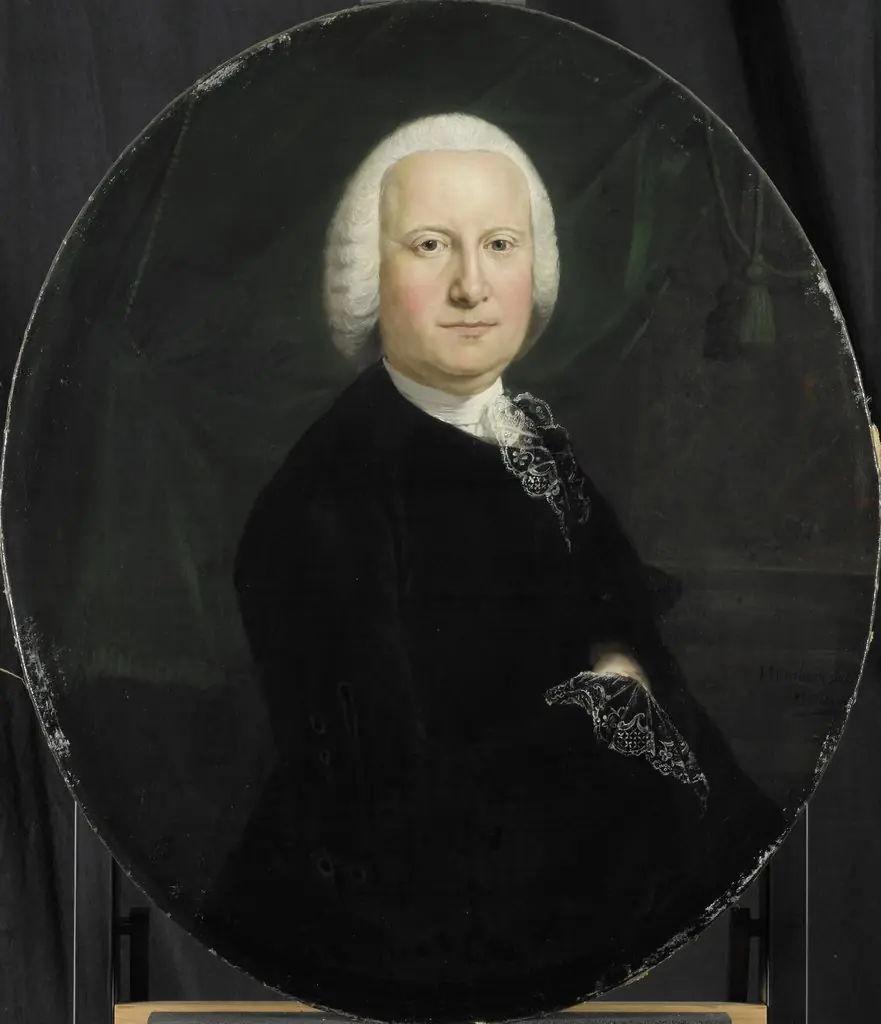 Portrait of Adriaan du Bois, Director of the Rotterdam Chamber of the Dutch East India Company, elected 1742
