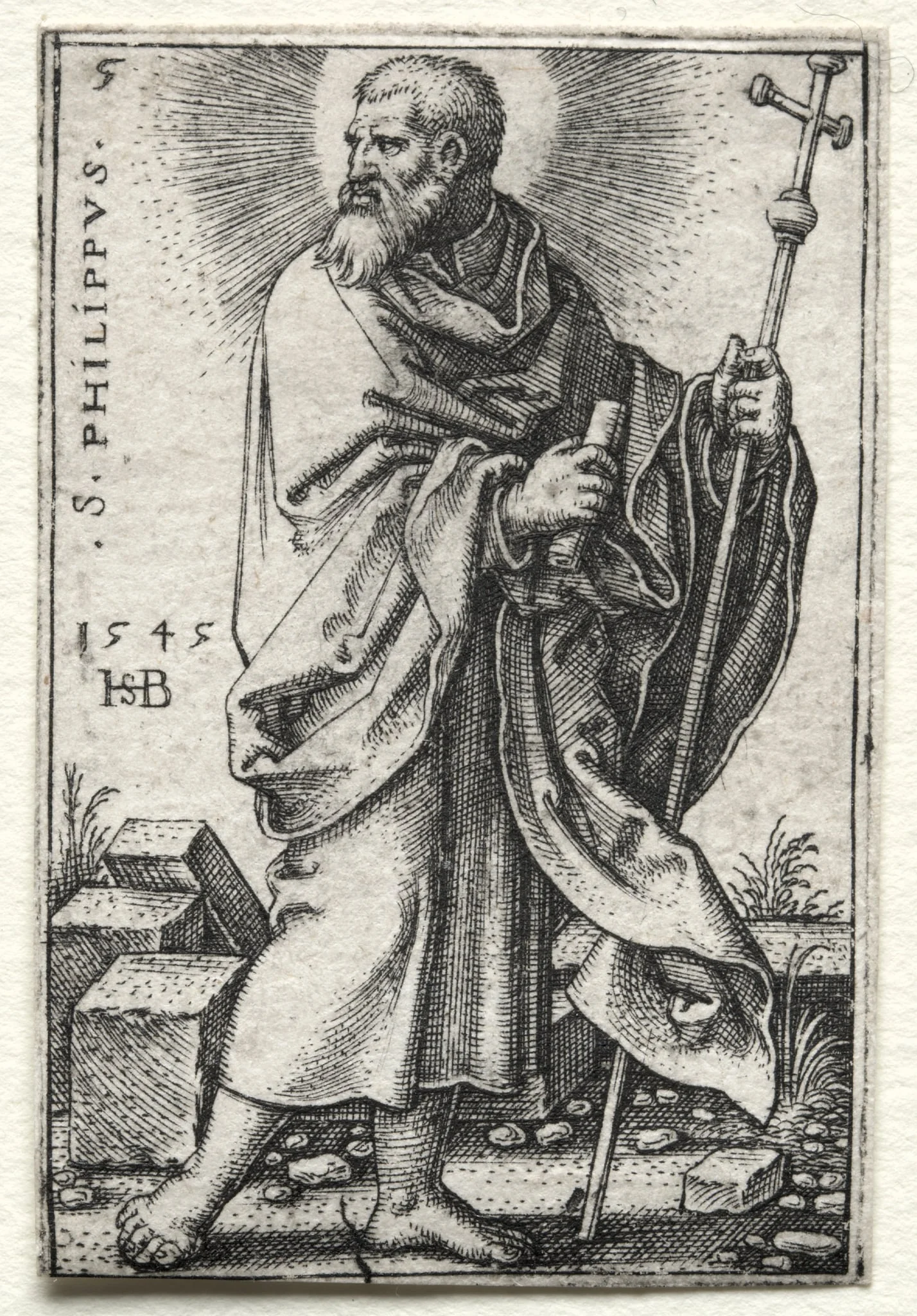 St. Philip, by Sebald Beham, 1546