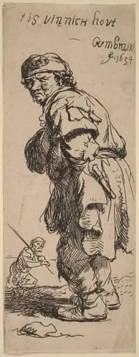 A Peasant Calling Out: "tis vinnich kout" (It's biting cold)