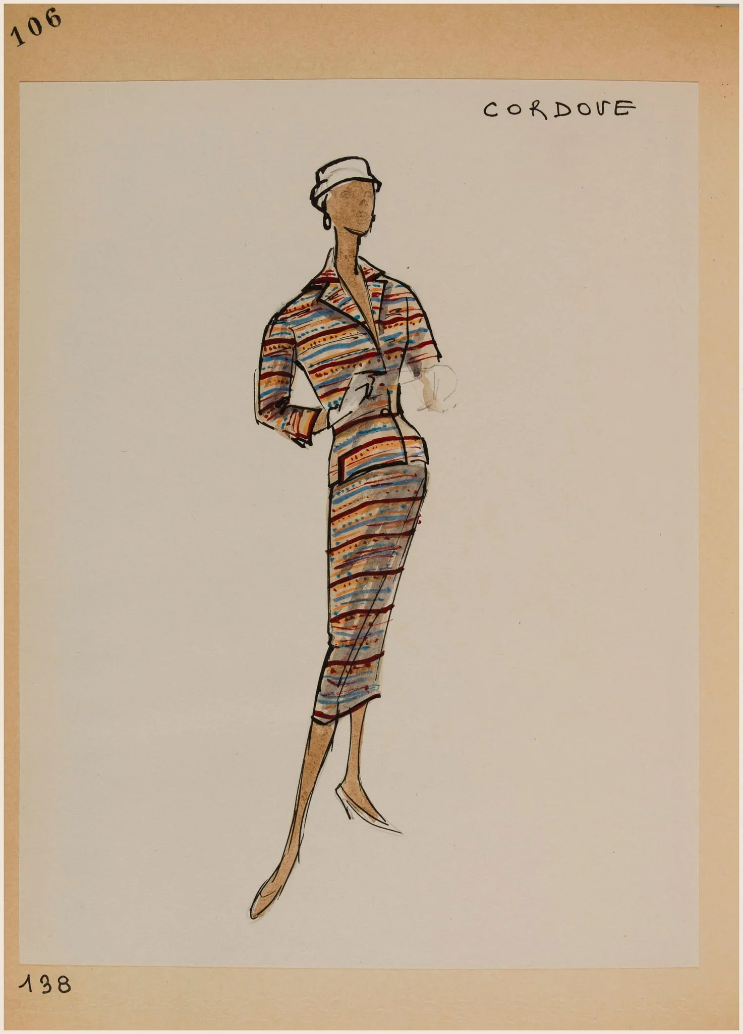 Cordoue, by Carven, 1956