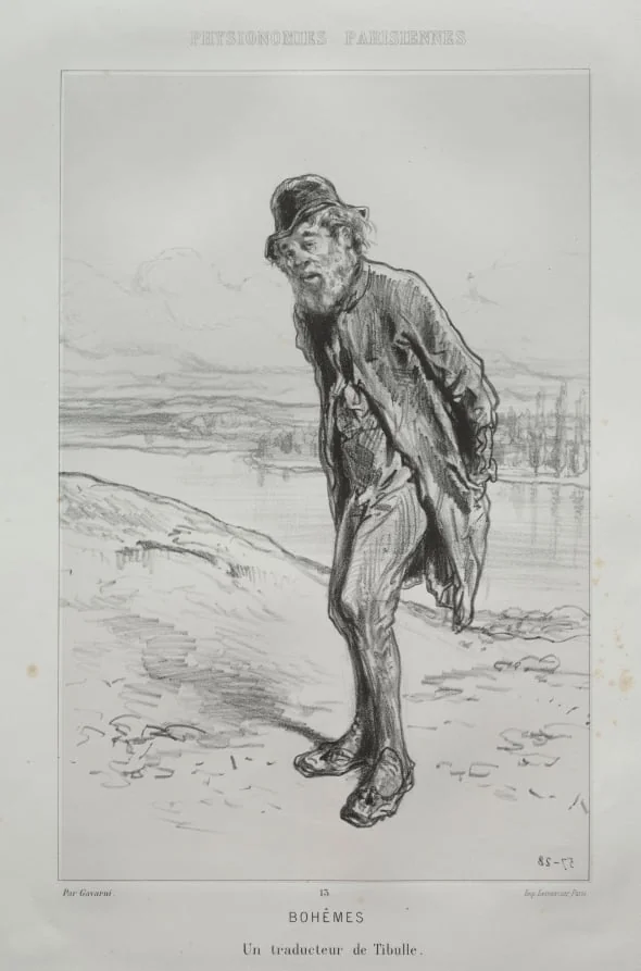 Bohèmes, by Paul Gavarni, 1857