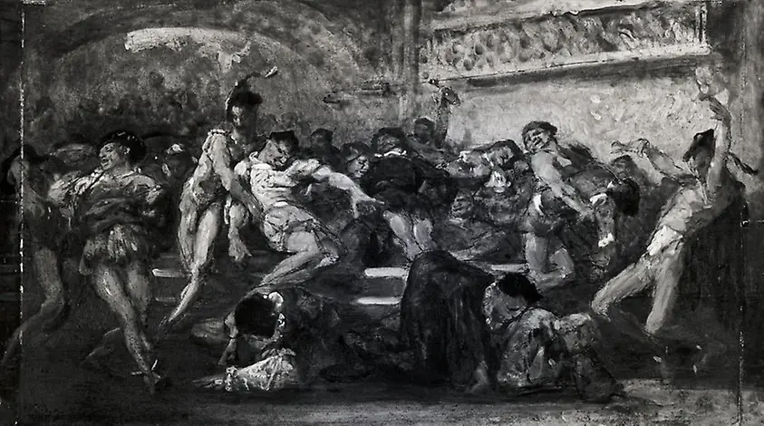 The Carousal (Scene from Faust?)