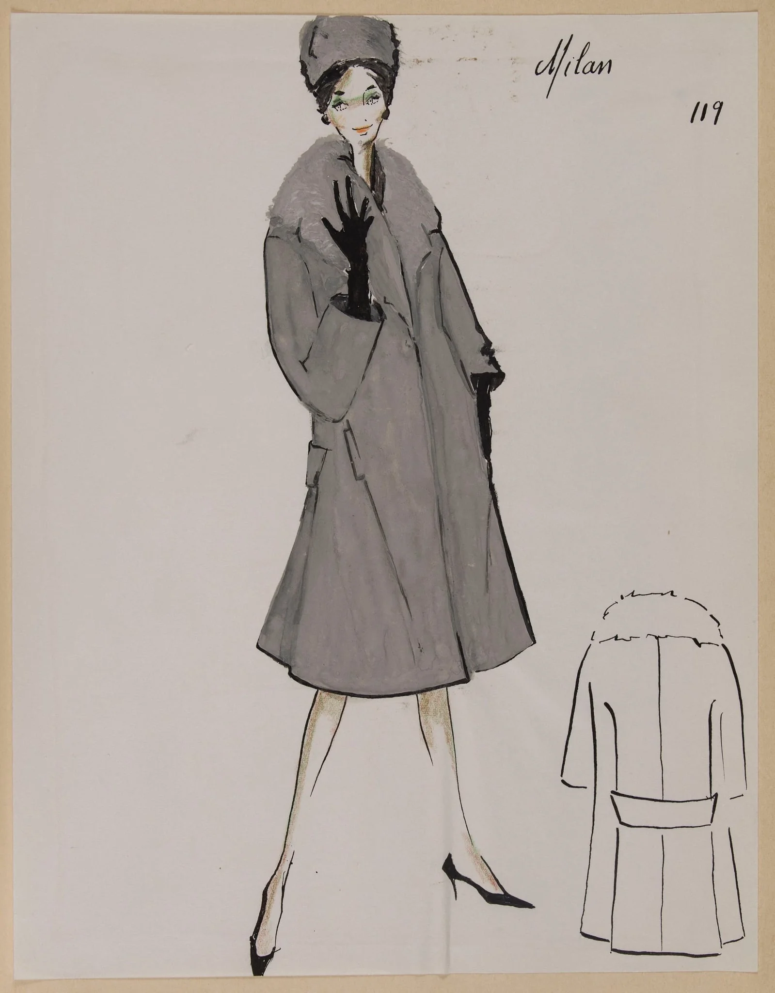 Milan, by Marie-Louise Carven, 1960