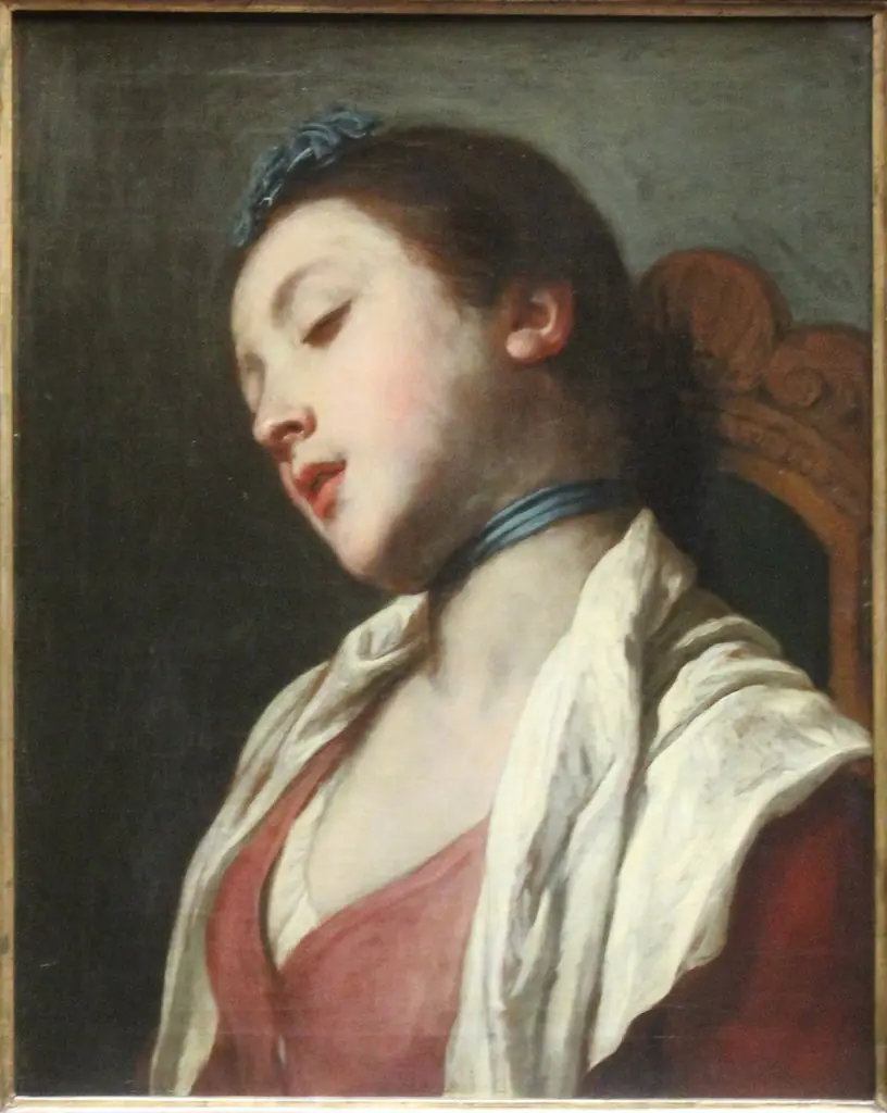 Slumbering girl