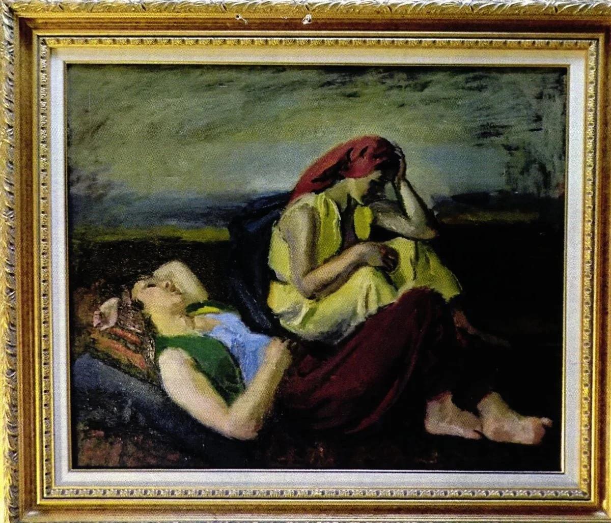 Două fete odalisce, by Iosif Iser, 1943