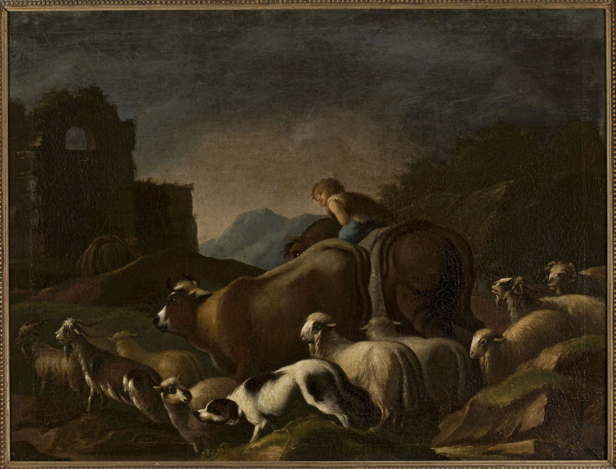 At the ford (Pastoral scene)