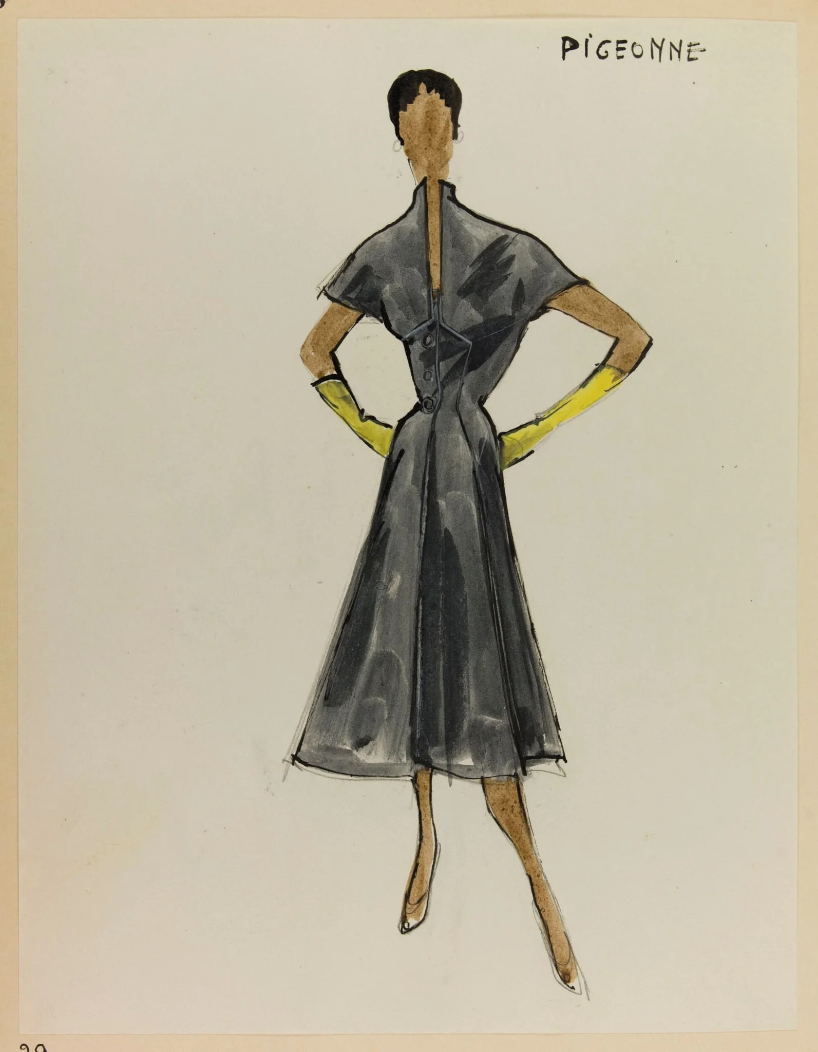 Pigeonne, by Carven, 1953