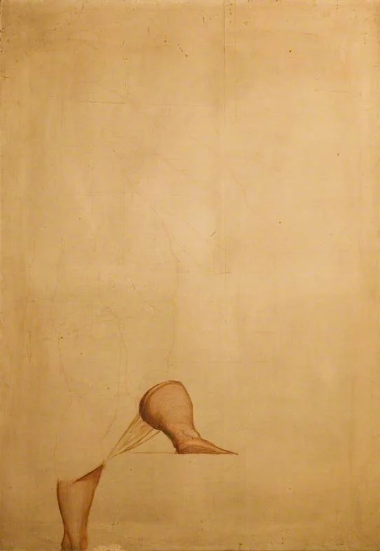 Figure Study (cartoon for the west wall, south end of the ceiling cove, dining room, Dorchester House), by Alfred Stevens, unspecified, 1860