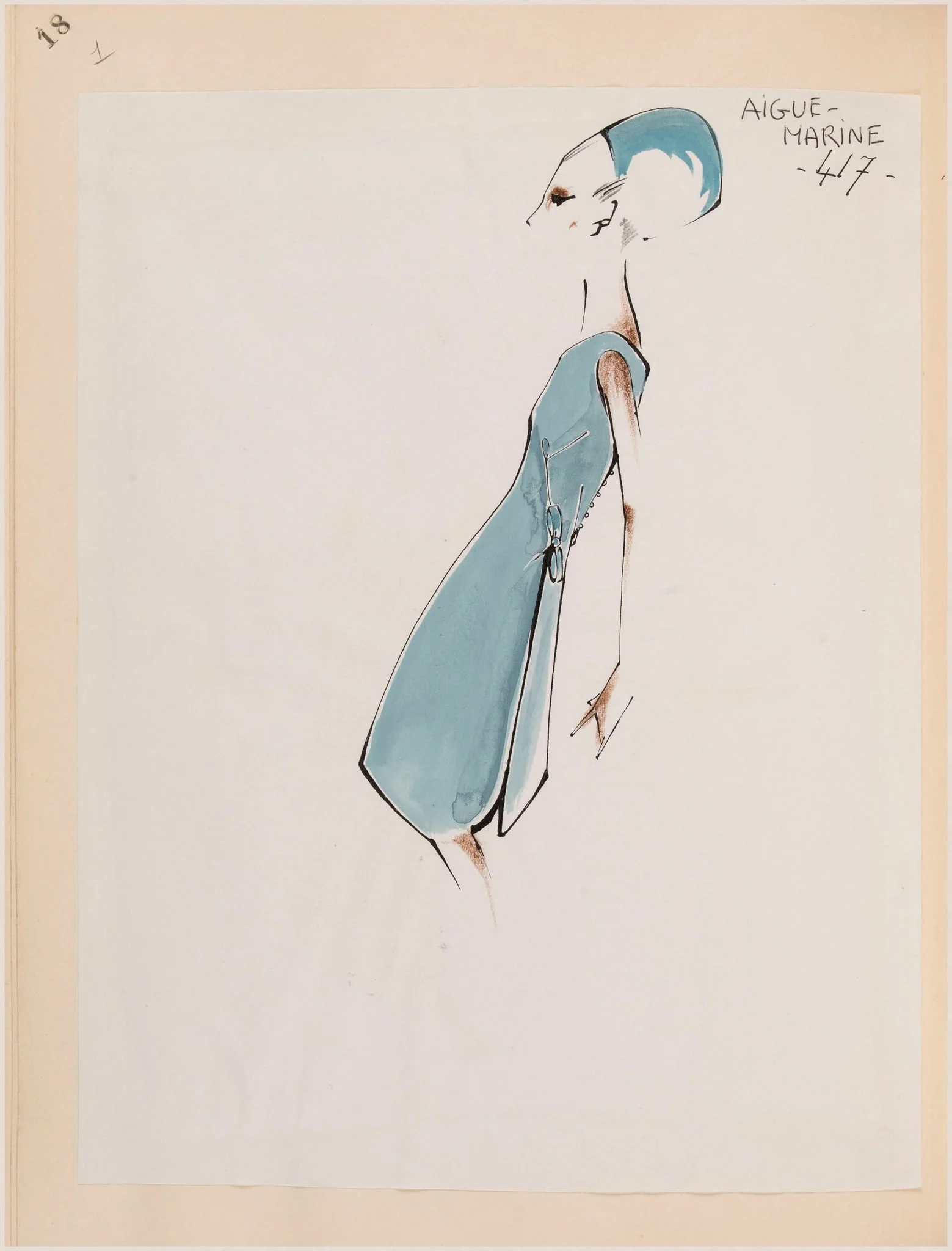 Aigue-marine, by Carven, 1965