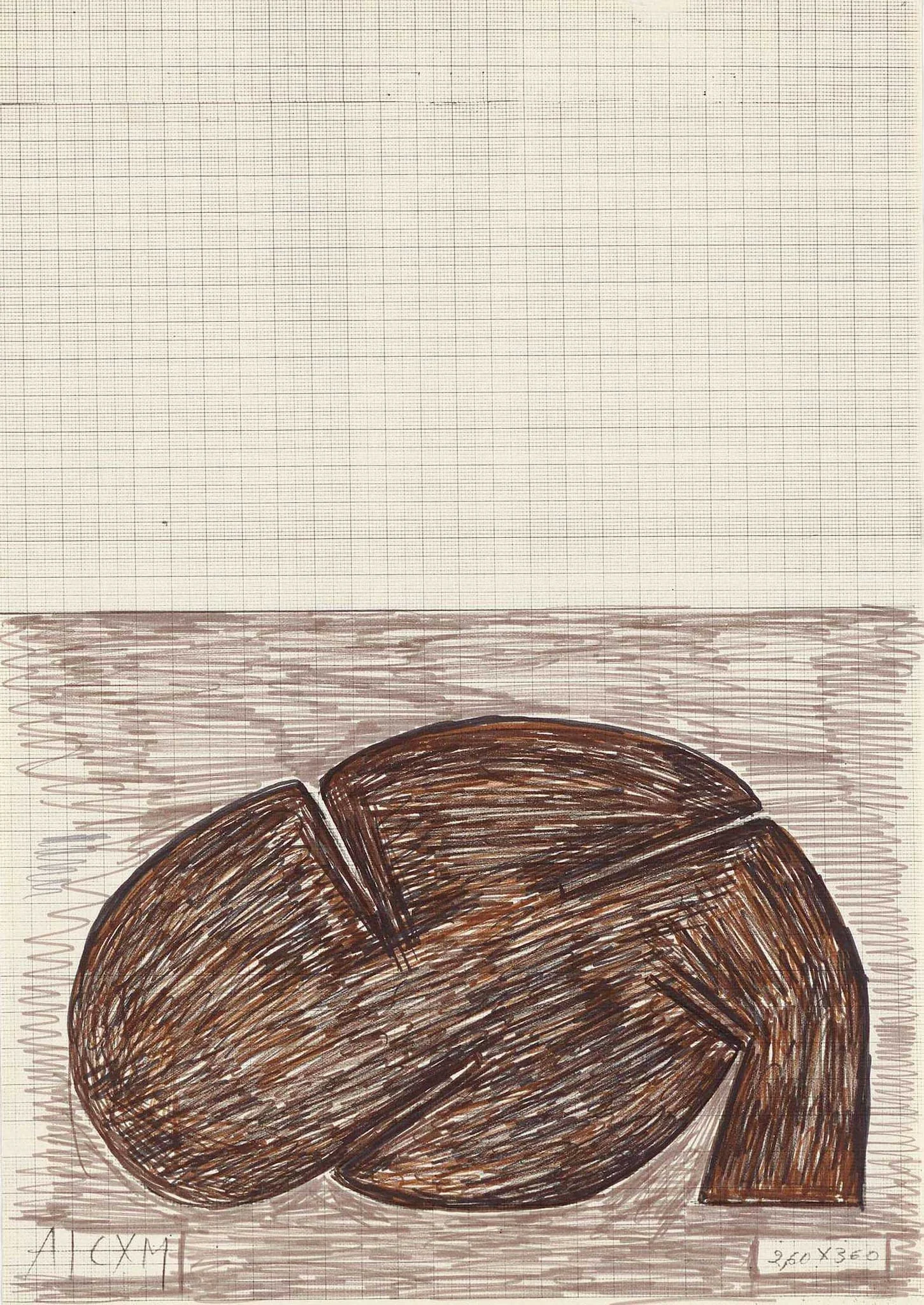 Σχέδιο μοτίβου "τριφύλλι", by Mylona Alex, 1974