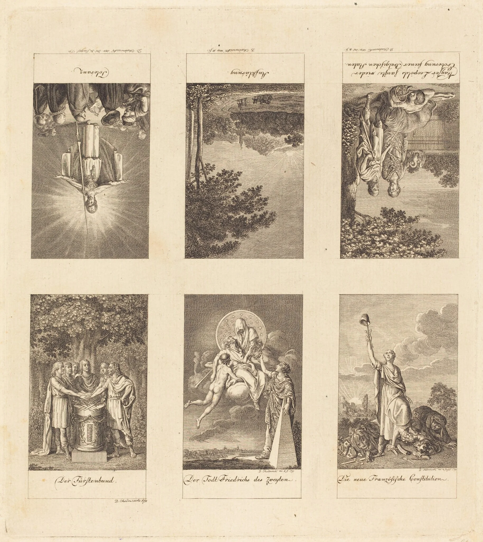 Six Great Events of 1780-1790