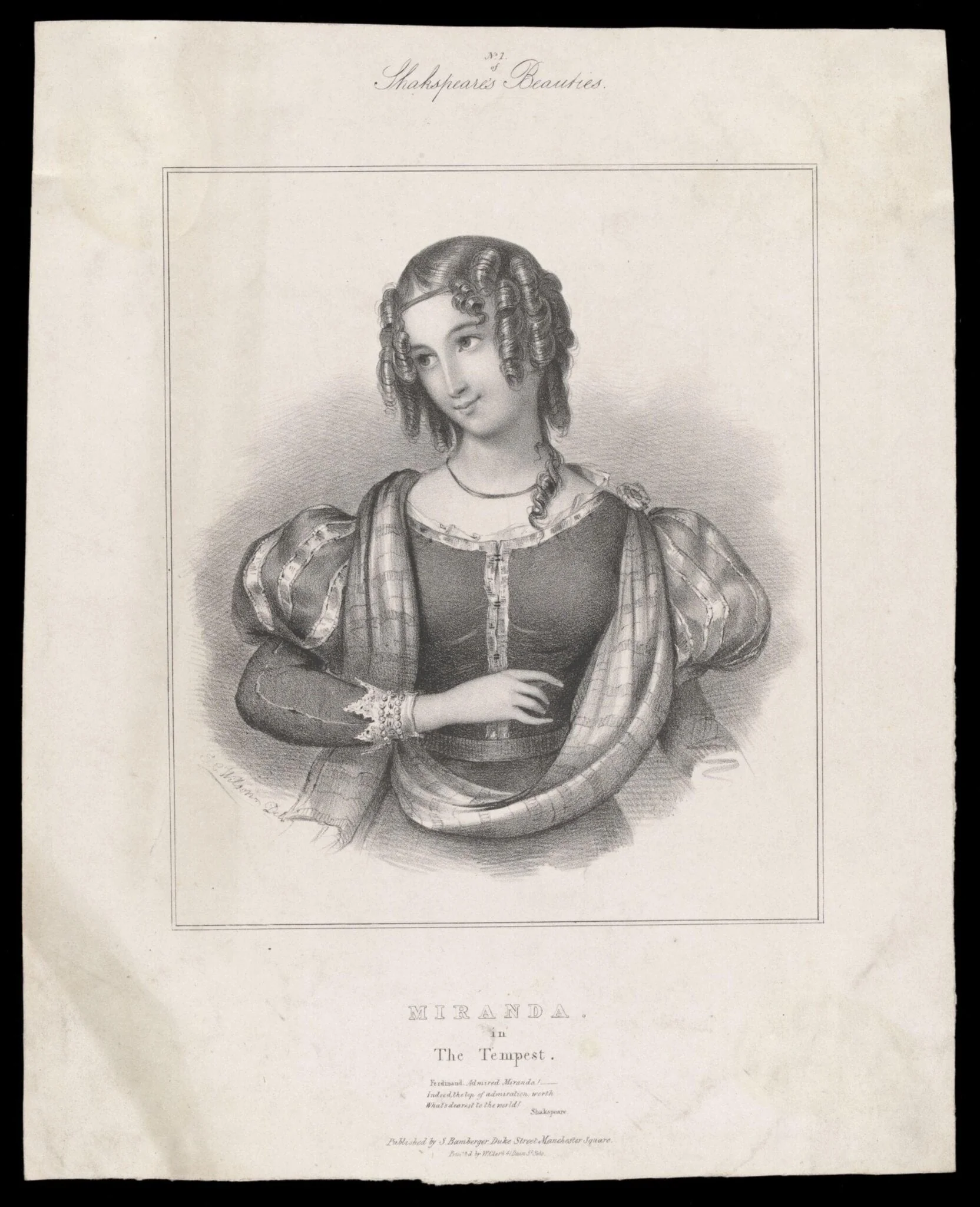 H Beard Print Collection, by J.C. Wilson, 1850