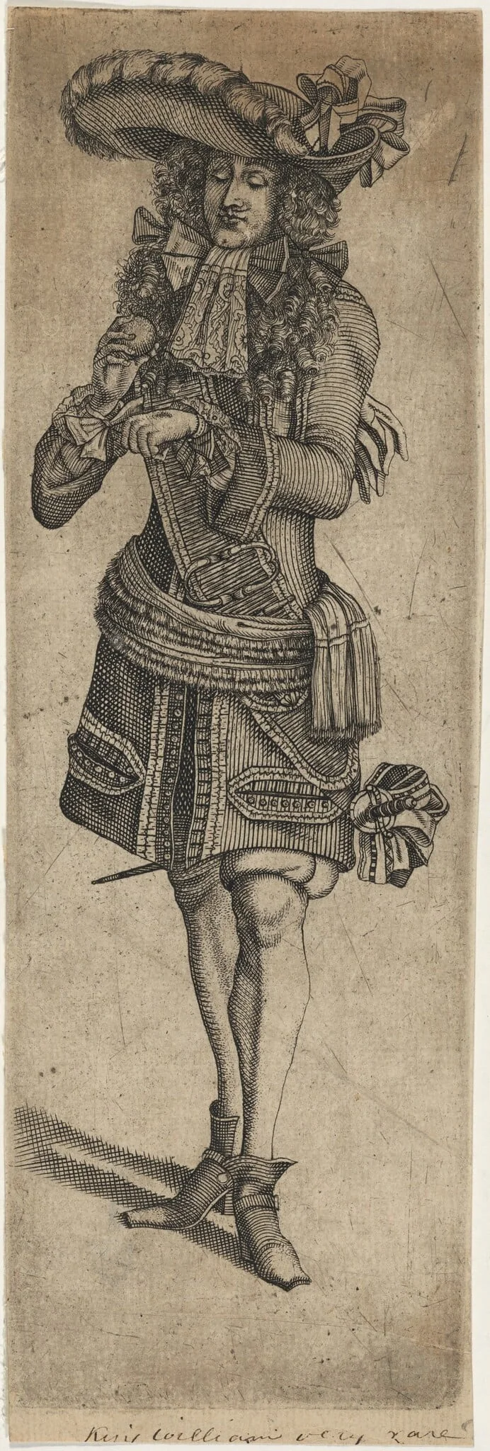 William III (?), by Unknown 19th Century, ink, 1850