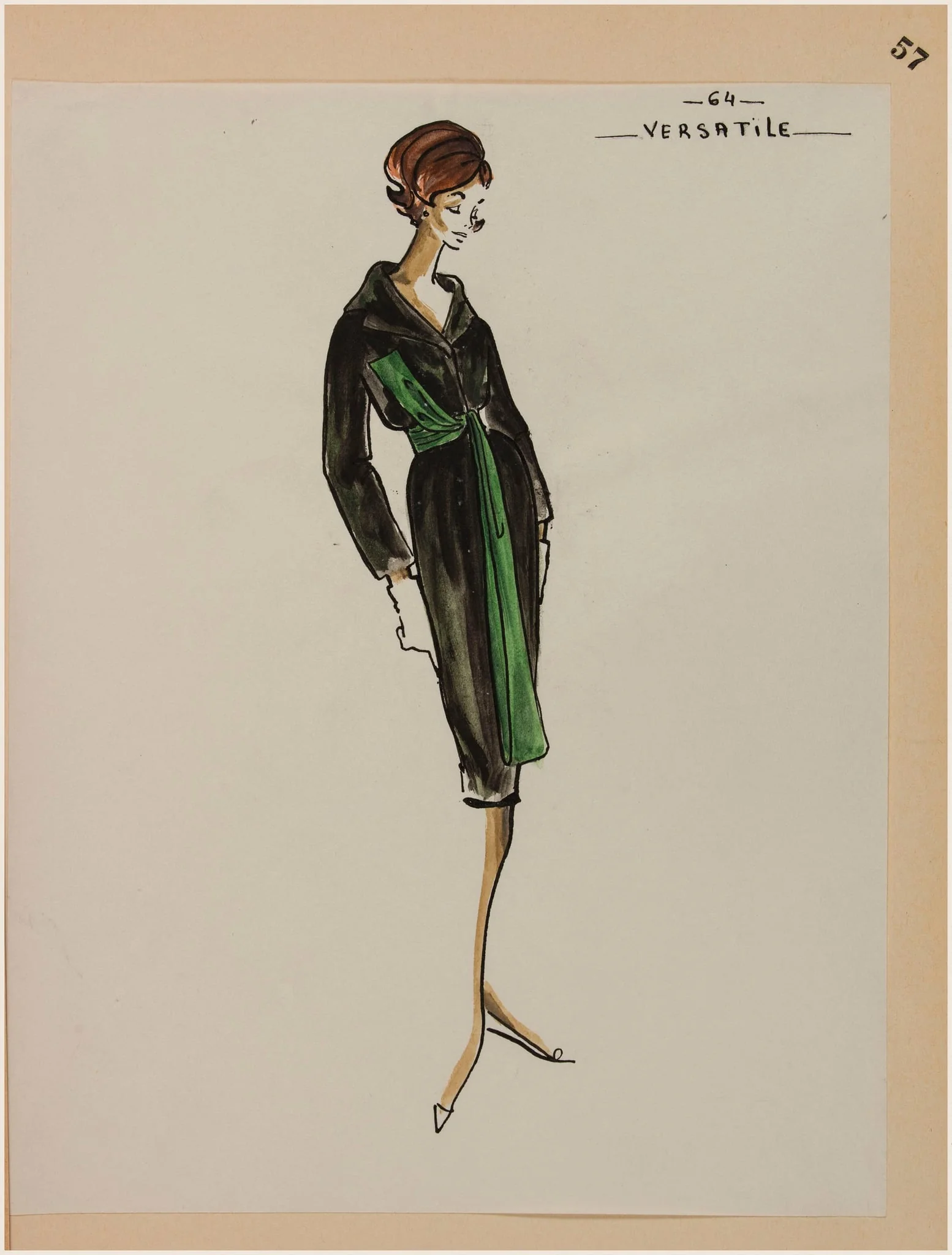 Versatile, by Marie-Louise Carven, 1958
