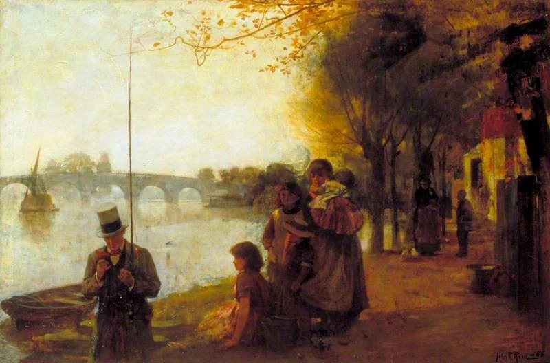The Thames, by John Robertson Reid, oil, 1894