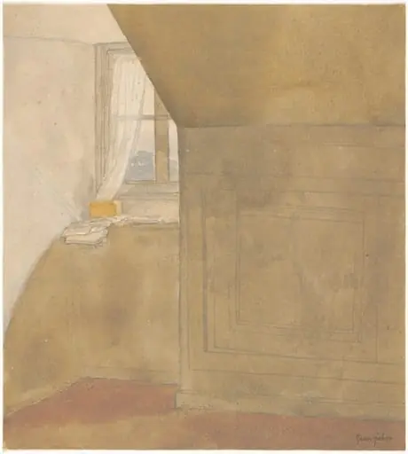 A Corner of the Artist's Room, Rue Terre Neuve, Meudon