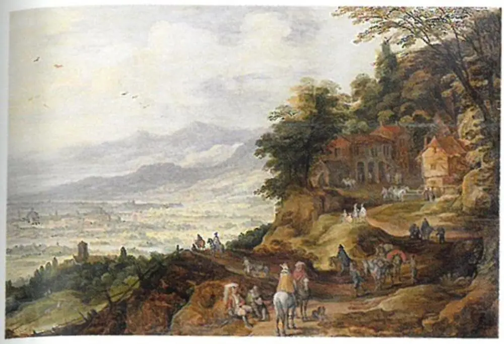 Town in a vally