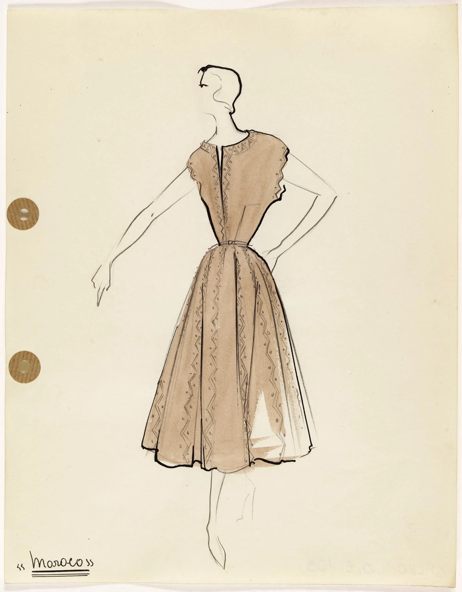 'Maroco', by Carven, 1949