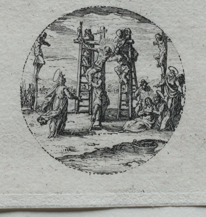 The Mysteries of the Passion:  The Crucifixion, by Jacques Callot, 1631