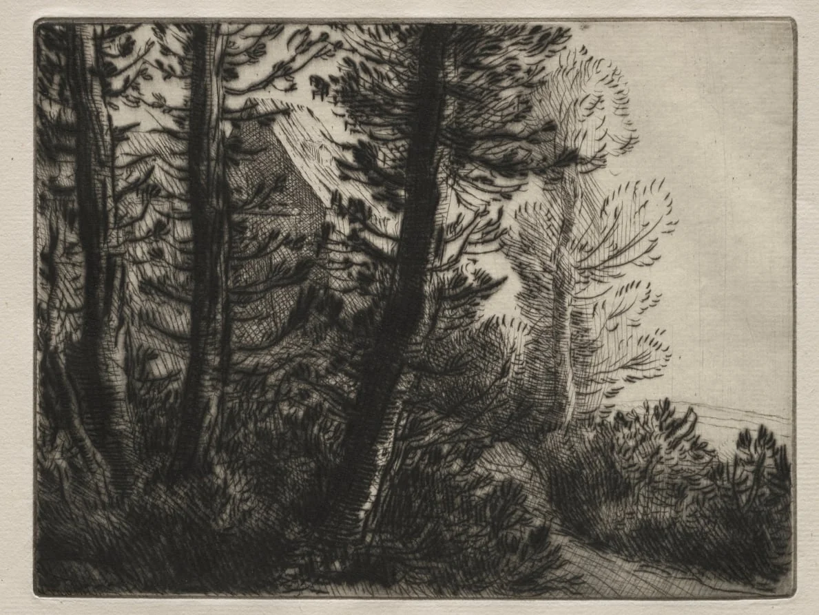 Guard House, by Alphonse Legros, 1882