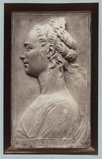 Bas-relief Bust of Faustina