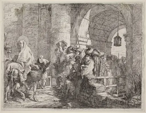 The Holy Family Arriving at a City Gate