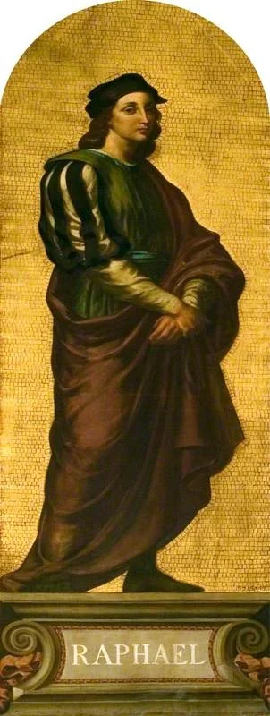 Raphael (1483–1520) (design for a mosaic in the Victoria and Albert Museum), by Francis Wollaston Moody, oil, 1865