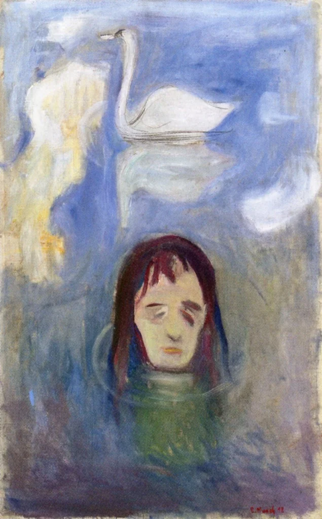 Vision, by Edvard Munch, oil, 1896