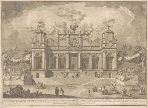 The Prima Macchina for the Chinea of 1770: An Roman Building for Commerce
