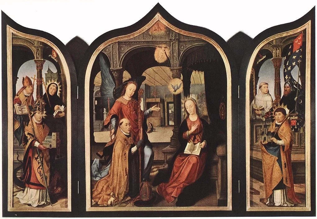 Annunciation, by Jehan Bellegambe, unspecified, 1516