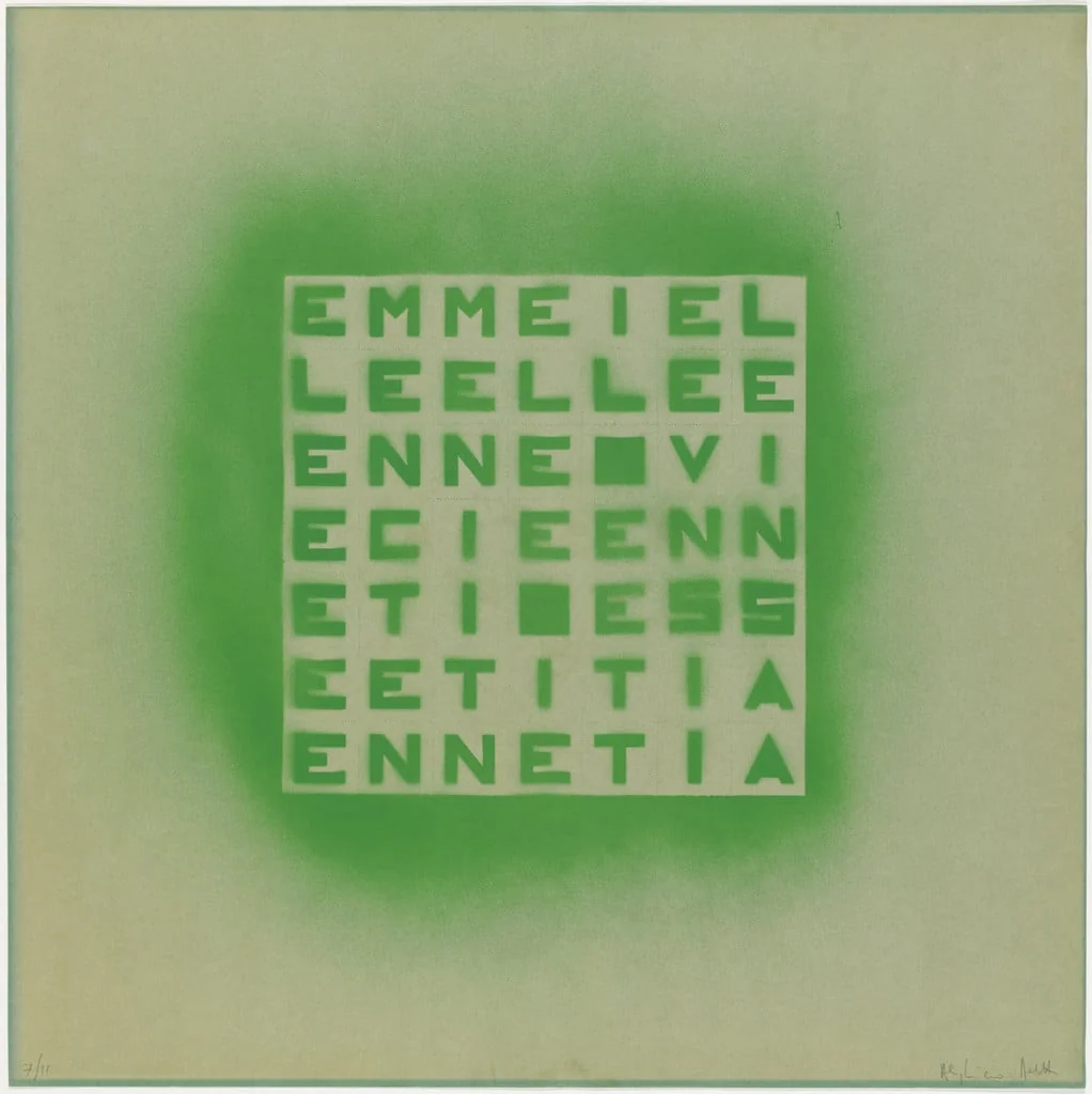Untitled, by Alighiero Boetti, 1970