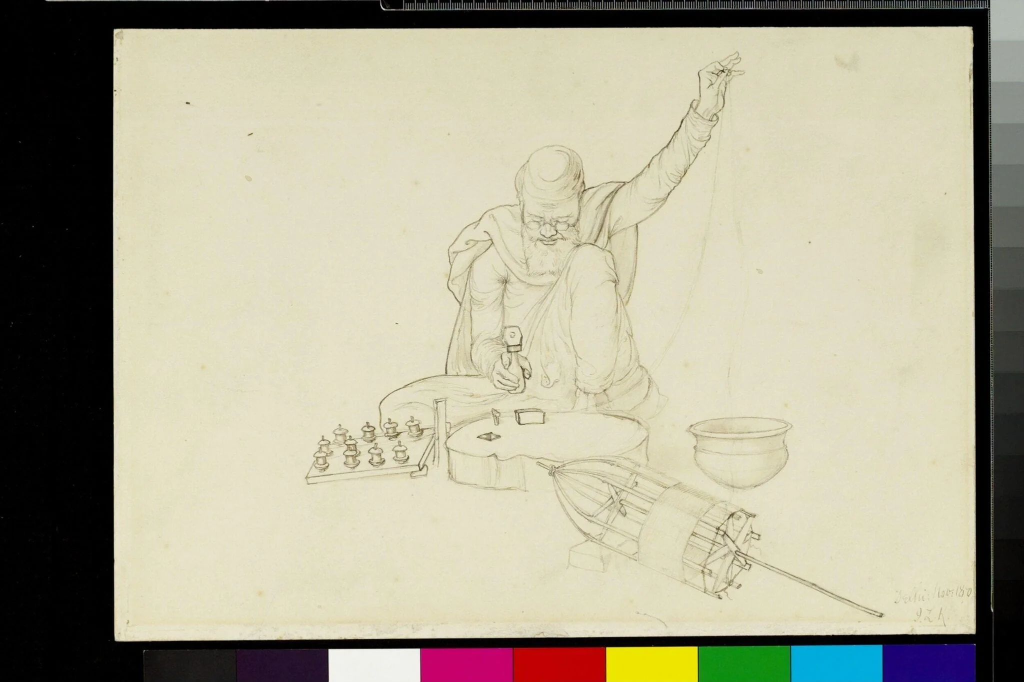 Untitled, by John Lockwood Kipling, 1870