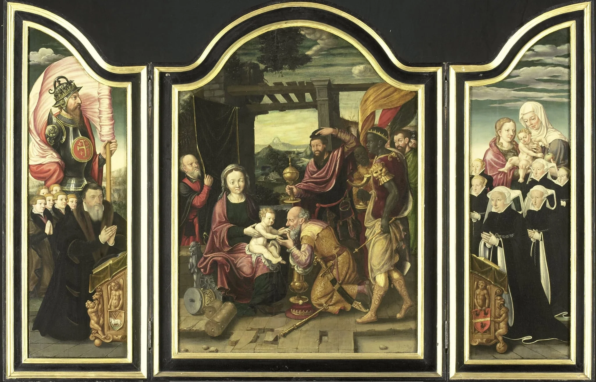 Triptych with the Adoration of the Magi, by Unknown, unspecified, 1560