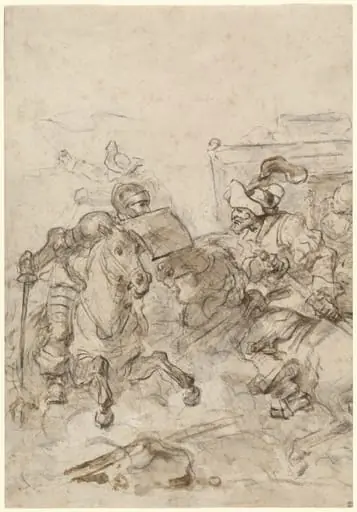 Don Quixote Attacking the Biscayan