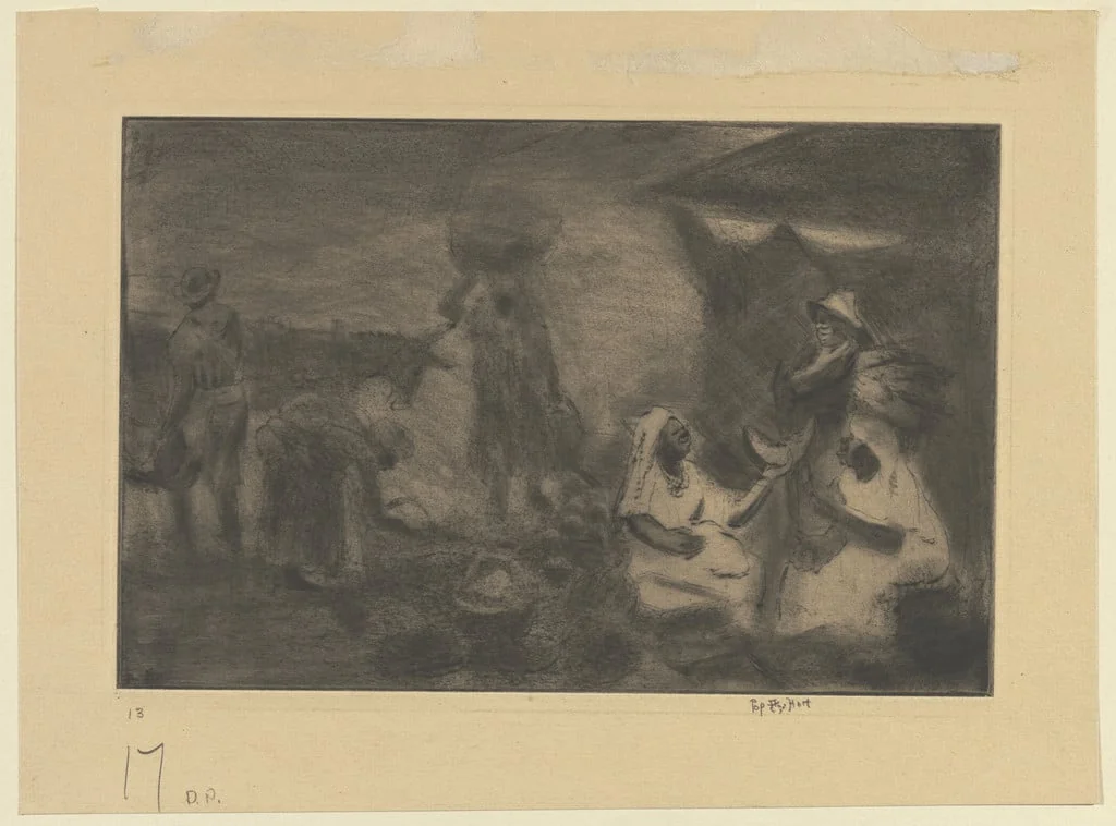 Untitled, by George Overbury ("Pop") Hart, ink, 1923